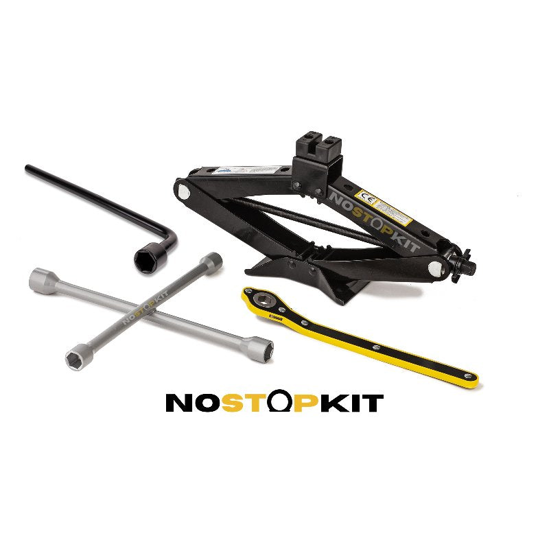 Kit Ruotino di Scorta in Lega 145/80R18 5x112 con Cric Chiave Sacca - NSKL457