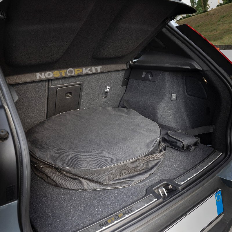 Kit Ruotino di Scorta in Ferro 125/70R18 5x112 con Cric Chiave Sacca - NSKF477